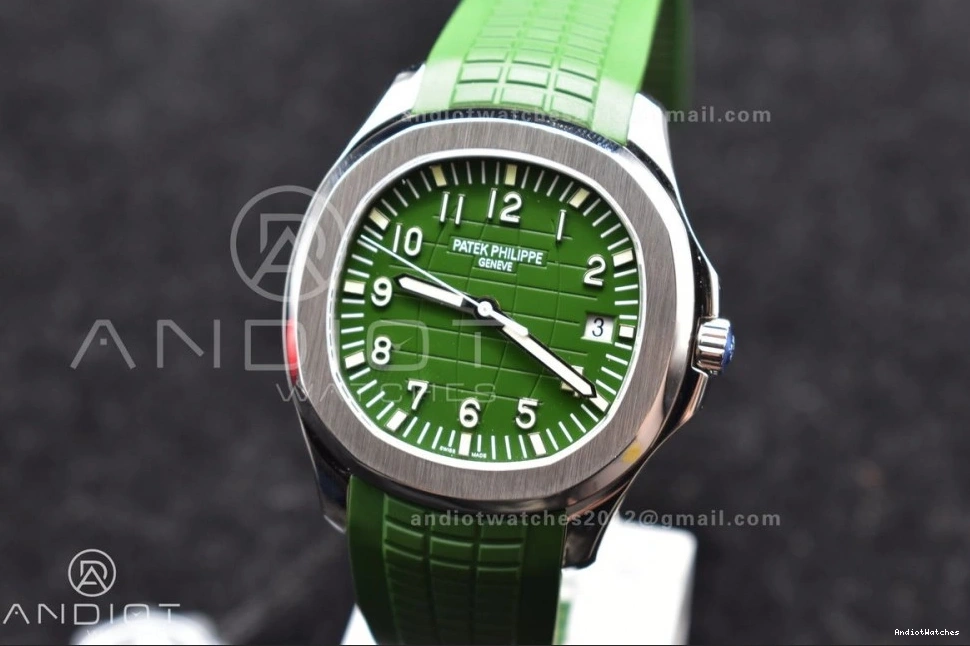 Rubber On 1:1 Aquanaut 514 Dial SS NewStyle Strap 324CS 5168G 42mm ZF Edition Green Green Best 0922